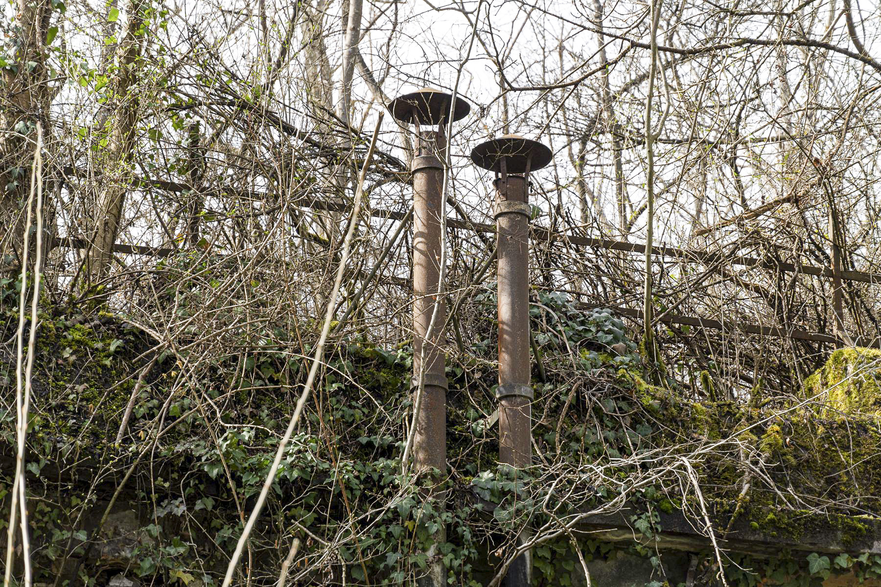Ligne Maginot - FORT UHRICH (237°RI) - (PC) - Cheminées du casernement - David Palmer