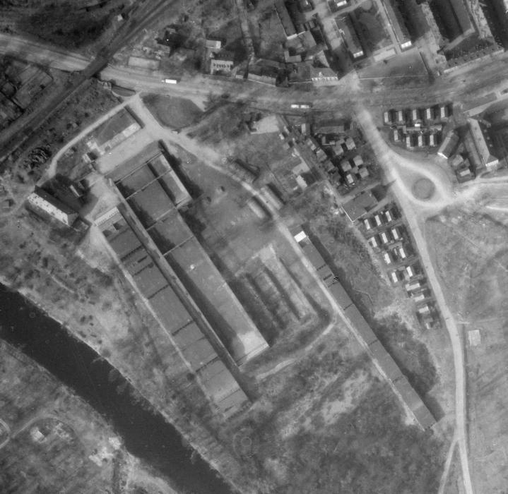 Ligne Maginot - STAND DE TIR DESAIX - (Stand de tir) - La caserne Davoust, le PC et certains blockhaus sont bien visibles. - IGN - Géoportail 1958