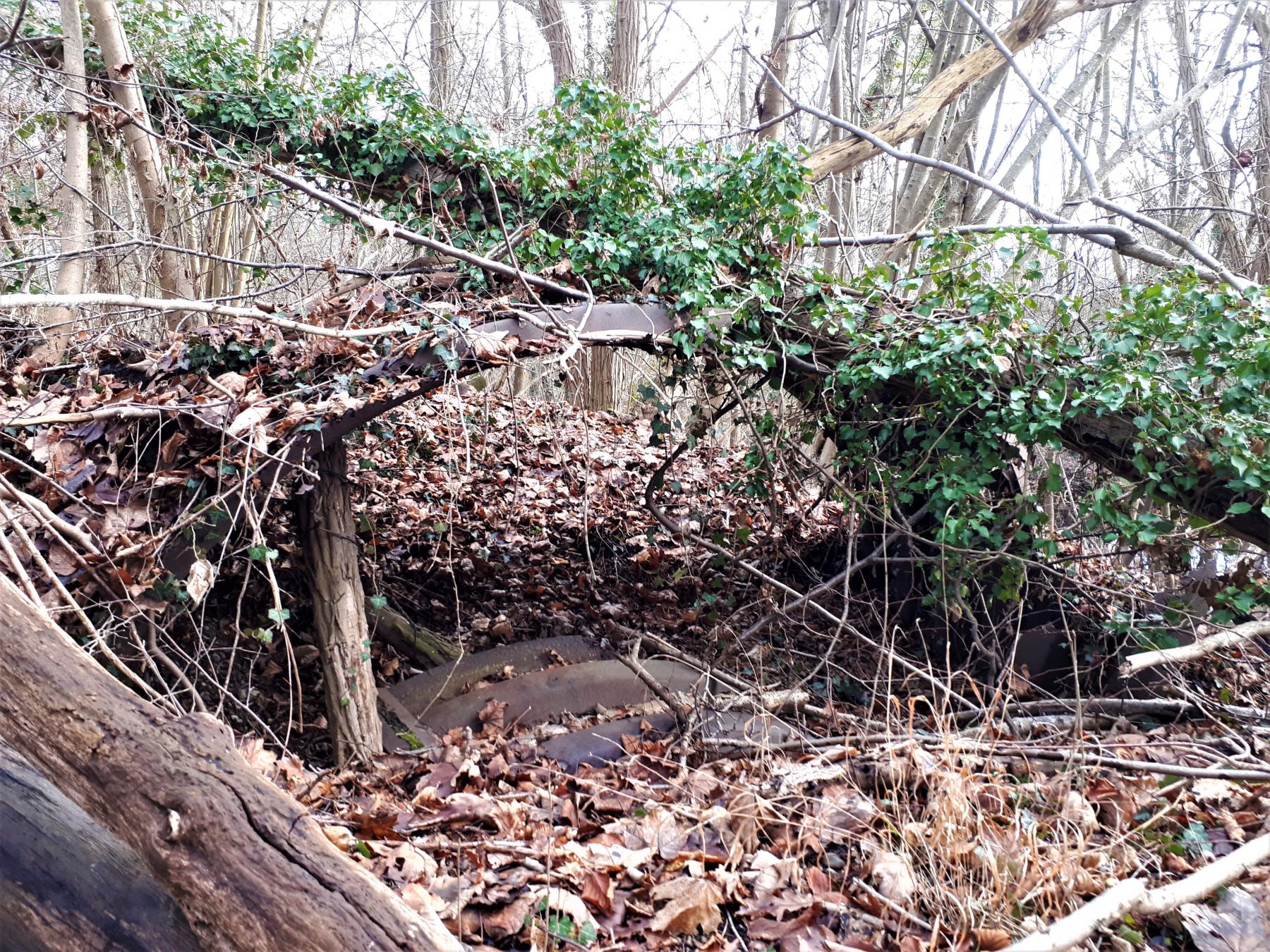 Ligne Maginot - UHRICH - HOCHE (1° BON 237° RI) - (PC de Sous-Quartier) - Le second abri en tôle métro - Gregory Fuchs