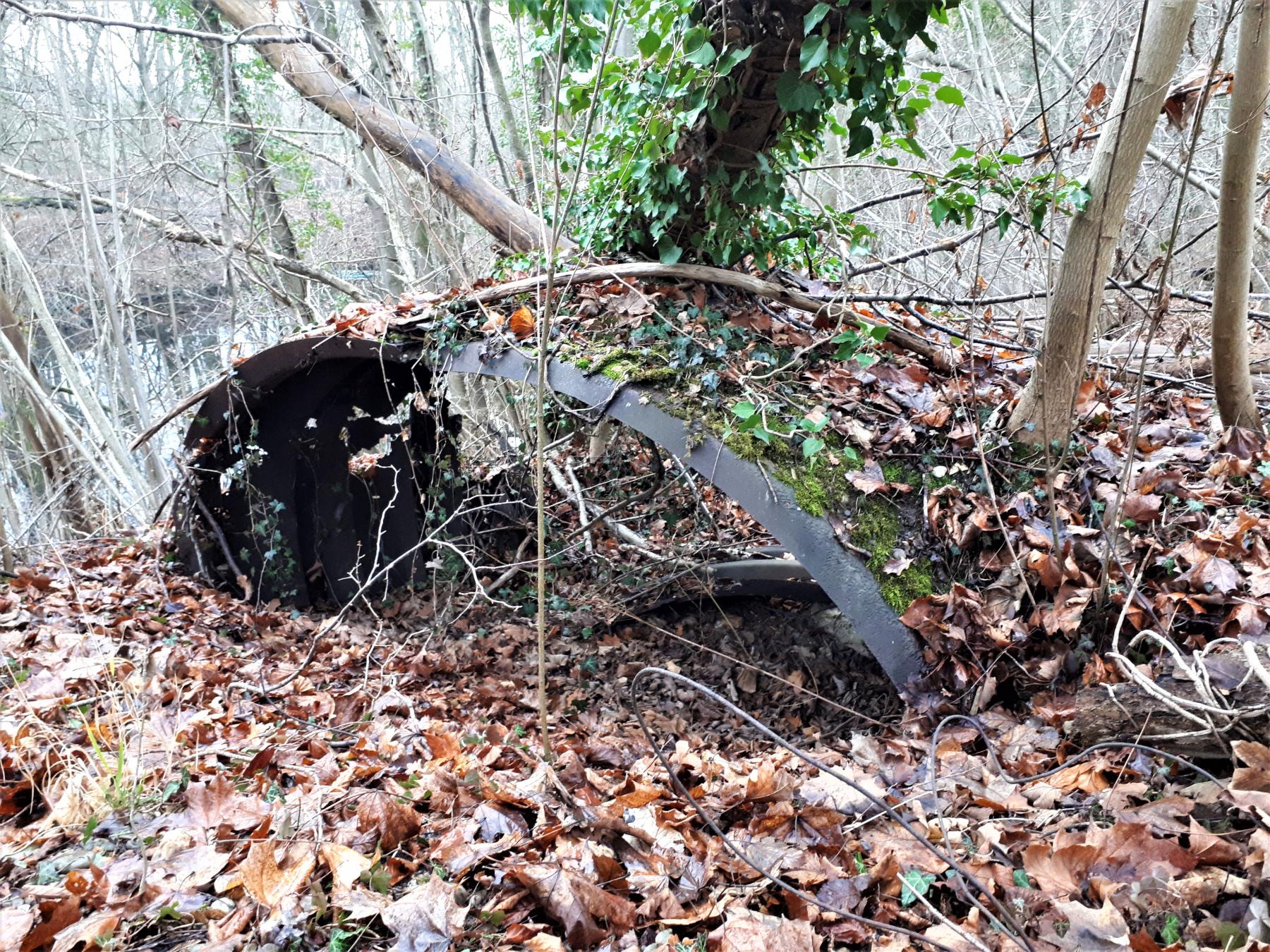 Ligne Maginot - UHRICH - HOCHE (1° BON 237° RI) - (PC de Sous-Quartier) - Le second abri en tôle métro - Gregory Fuchs