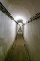 Ligne Maginot - AGAISEN (AN) - E03 - (Ouvrage d'artillerie) - Une longue galerie étroite mène au pied du bloc 4