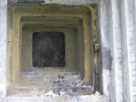 Ligne Maginot - SAINTE AGNES (SAG) - EO9 - (Ouvrage d'artillerie) - Bloc 3
Créneau JM
