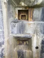 Ligne Maginot - SAINTE AGNES (SAG) - EO9 - (Ouvrage d'artillerie) - Bloc 3
Créneau 75 et 81 de droite