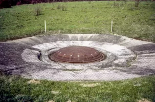 Ligne Maginot - IMMERHOF - A10 - (Ouvrage d'infanterie) - Bloc 3
La tourelle de 81 en 1982