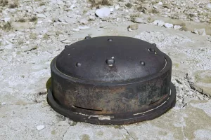 Ligne Maginot - Avant poste de la Roue - Le bloc 1
La cloche observatoire par éléments type St Jacques