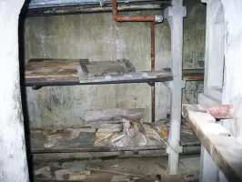 Ligne Maginot - LA ROUE - (Ouvrage d'infanterie) - Le casernement souterrain
Du depuis la galerie du bloc 2