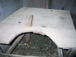 Ligne Maginot - LA ROUE - (Ouvrage d'infanterie) - Le bloc 2
Le support de la mitrailleuse