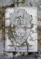 Ligne Maginot - LA ROUE - (Ouvrage d'infanterie) - Bloc 4
Issue de secours
Le cartouche avec l'insigne du 4° Génie ornant la façade