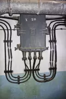 Ligne Maginot - LAVOIR - (Ouvrage d'artillerie) - Entrée des hommes
Répartiteur téléphonique