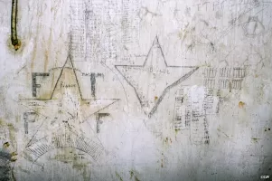 Ligne Maginot - LAVOIR - (Ouvrage d'artillerie) - Bloc 3
Graffitis des FTP (Francs Tireurs Partisan)