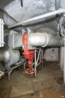 Ligne Maginot - LAVOIR - (Ouvrage d'artillerie) - Bloc 5
Les tubes de la ventilation au pied du bloc