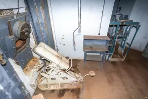 Ligne Maginot - LAVOIR - (Ouvrage d'artillerie) - Bloc 5
La partie gauche de la chambre droite des mortiers