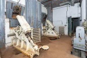 Ligne Maginot - LAVOIR - (Ouvrage d'artillerie) - Bloc 5
Chambre de tir gauche pour mortiers de 81 mle 32