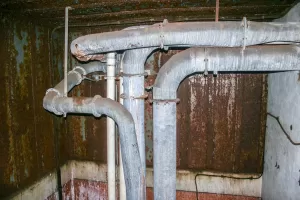 Ligne Maginot - BOIS D'ESCHERANGE - X3 (QUARTIER KANFEN - I/169°RIF) - (Abri) - Entrée gauche
Tuyaux d'aération