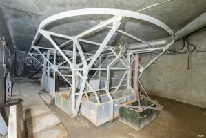 Ligne Maginot - PAS DU ROC - (Ouvrage d'artillerie) - L'entrée de l'ouvrage
Le mécanisme du téléphérique