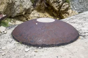 Ligne Maginot - PAS DU ROC - (Ouvrage d'artillerie) - Bloc 1
Cloche LG