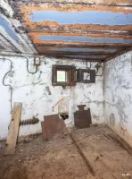 Ligne Maginot - PAS DU ROC - (Ouvrage d'artillerie) - Bloc 1
Chambre de tir avec le créneau mitrailleuse