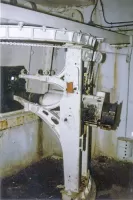 Ligne Maginot - PAS DU ROC - (Ouvrage d'artillerie) - Bloc 3
Canon de 75 mm
Noter la découpe faite au chalumeau sur le canon pour le neutraliser