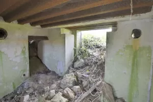 Ligne Maginot - HECKENMUEHLE EST - (Blockhaus pour canon) - Entrée hommes et canon
