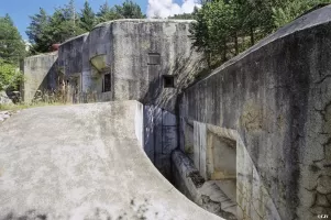 Ligne Maginot - SAINT ANTOINE - (Ouvrage d'artillerie) - Bloc 1
La chambre de tir Ouest pour mortiers de 81 