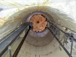 Ligne Maginot - SAINT ANTOINE - (Ouvrage d'artillerie) - Bloc 1
Etage supérieur
Cloche GFM