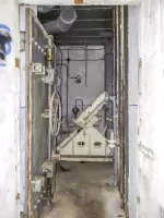 Ligne Maginot - SAINT ANTOINE - (Ouvrage d'artillerie) - Bloc 1
Etage intermédiaire
Entrée de la chambre de tir Ouest pour mortiers de 81