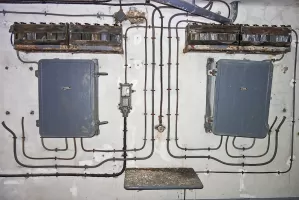 Ligne Maginot - SAINT ANTOINE - (Ouvrage d'artillerie) - Bloc 1
Etage inférieur
PC des mortiers de 75