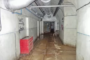 Ligne Maginot - SAINT ANTOINE - (Ouvrage d'artillerie) - Bloc 1
Locaux souterrains
Galerie du bloc après le sas d'entrée