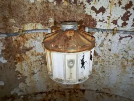 Ligne Maginot - SAINT ANTOINE - (Ouvrage d'artillerie) - Bloc 2
Cloche VDP
Rhéostat d'éclairage 