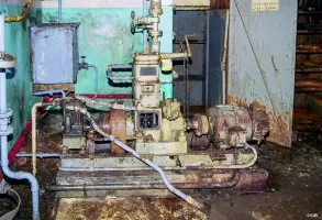 Ligne Maginot - SAINT ANTOINE - (Ouvrage d'artillerie) - L'usine électrique
Groupe  électrogène auxiliaire à moteur CLM 1 PJ 65
