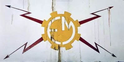 Ligne Maginot - SAINT GOBAIN - (Ouvrage d'infanterie) - L'usine électrique
Insigne des électromécaniciens