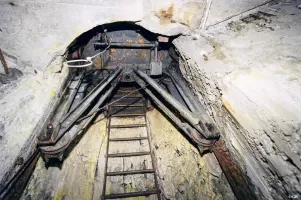 Ligne Maginot - LES ROCHILLES - (Ouvrage d'infanterie) - Bloc 1
Le système de manœuvre du plancher