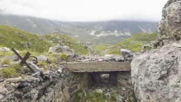 Ligne Maginot - PLAN LACHAT 10 - (Blockhaus pour arme infanterie) - Vue direction Les Mottets