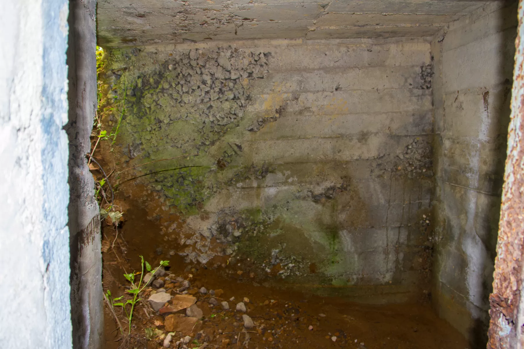 Ligne Maginot - CB305 - HOMESCHLOCH 1 - (Blockhaus pour canon) - Vue intérieure de l'annexe accolée au blockhaus - Michel Teiten