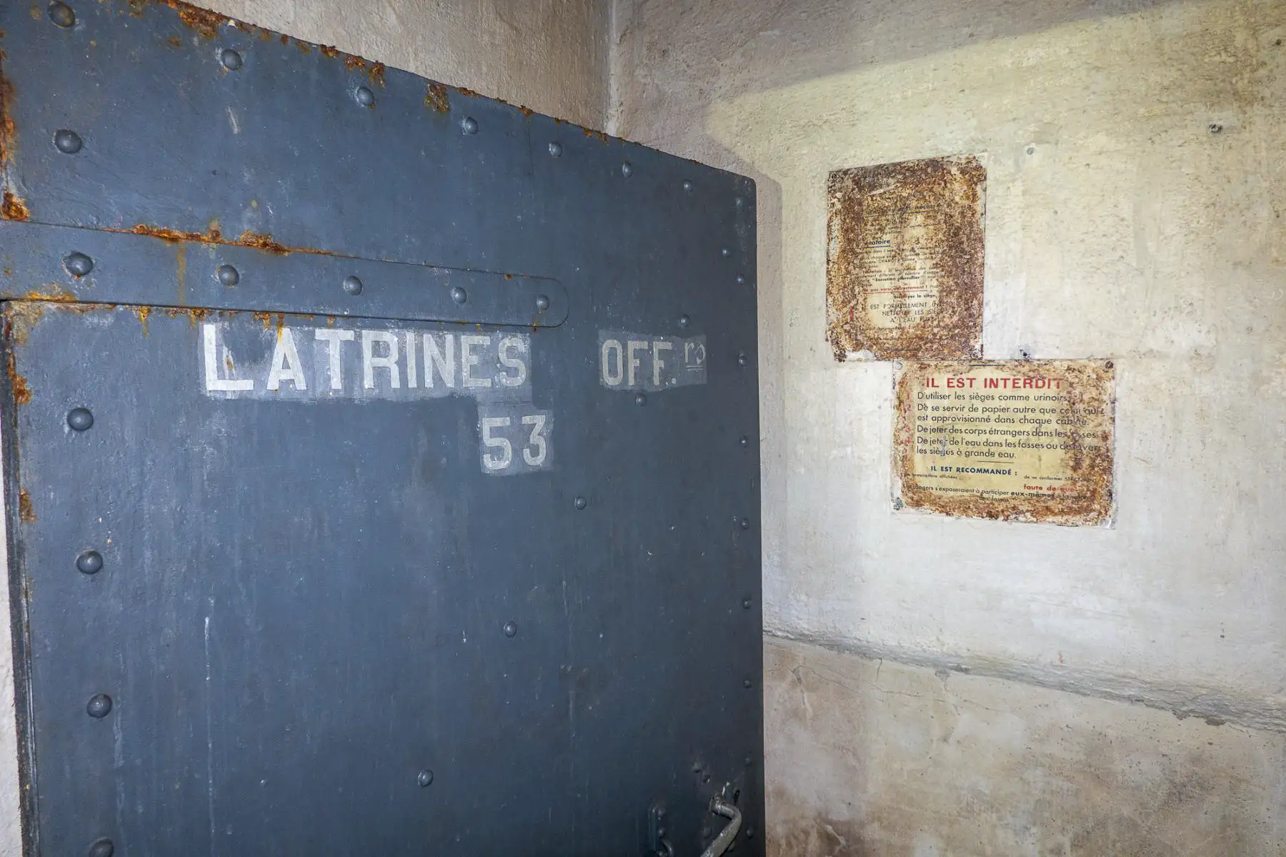 Ligne Maginot - BARBONNET (BT) - (Ouvrage d'artillerie) - Latrines officiers - Michel Teiten