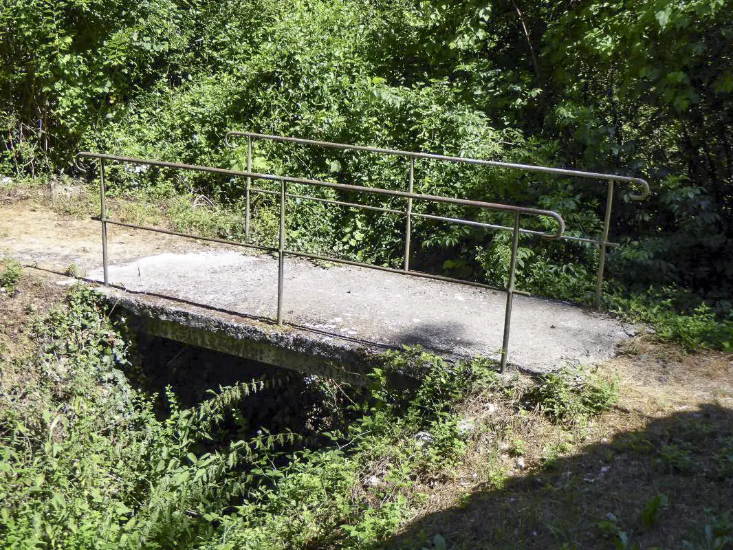 Ligne Maginot - SAINT ROCH - (Casernement) - Passerelle d'accès au casernement ainsi qu'au potager. - ELLENA-CUNY