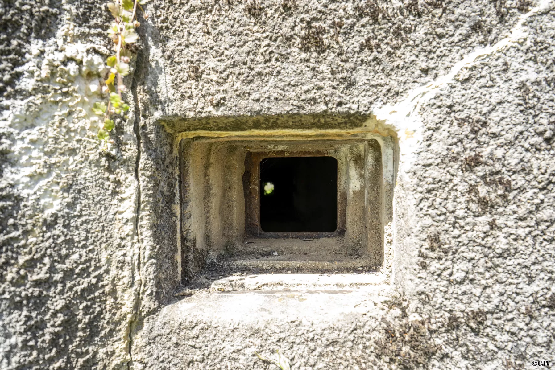 Ligne Maginot - CONTZ LES BAINS 1 (POSTE AVANCé GRM) - (Poste GRM - Maison Forte) - Un des créneaux - Lia VERMEULEN