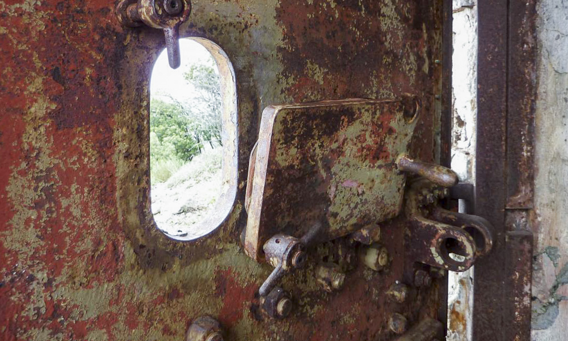 Ligne Maginot - PIC DE GARUCHE - (Observatoire d'artillerie) - Détails de la porte - ELLENA-CUNY