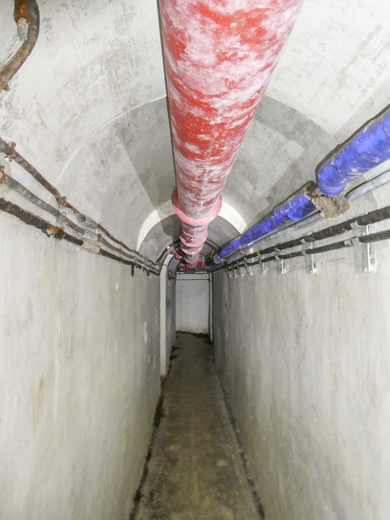 Ligne Maginot - PIC DE GARUCHE - (Observatoire d'artillerie) - Couloir central - ELLENA - CUNY