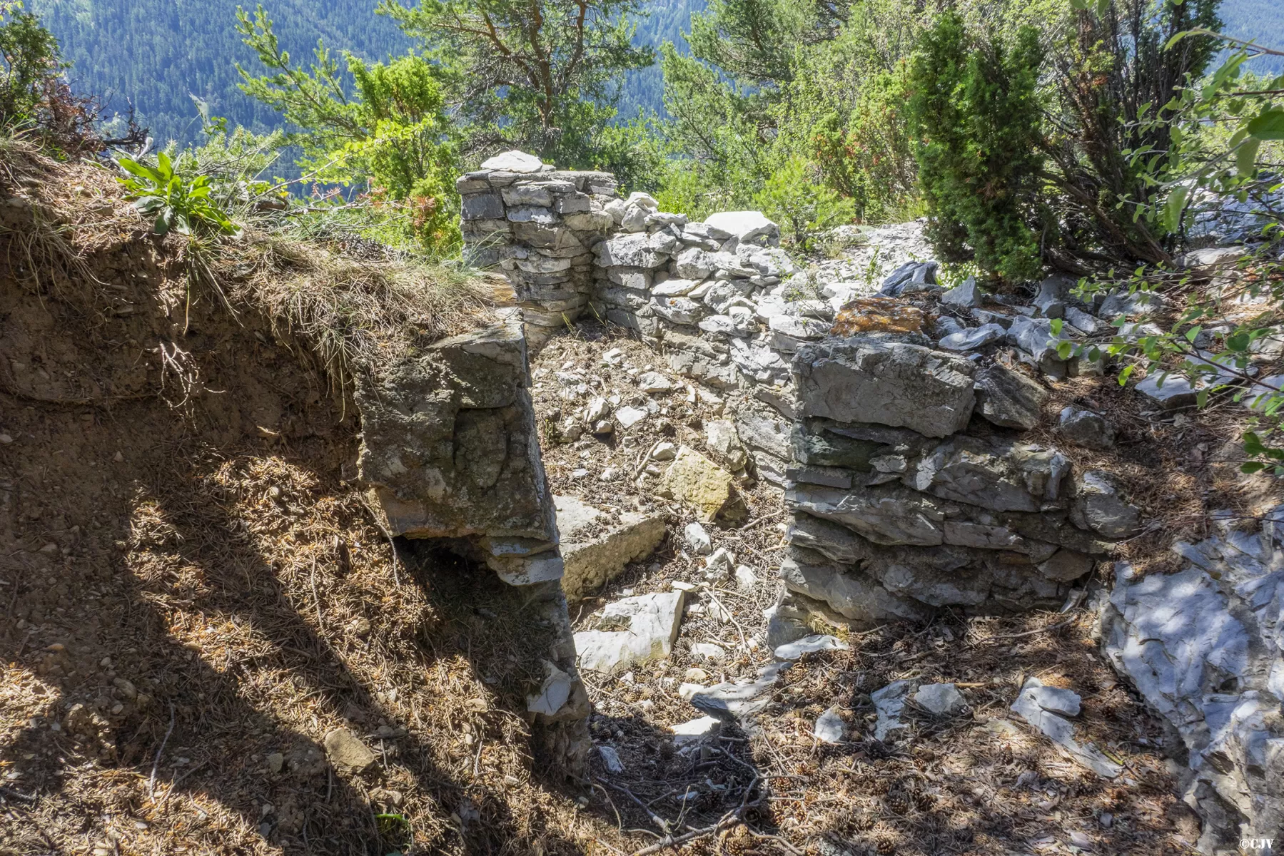 Ligne Maginot - CHARLES-ALBERT SUD 2 - (Blockhaus pour arme infanterie) - L’entrée  - Lia VERMEULEN