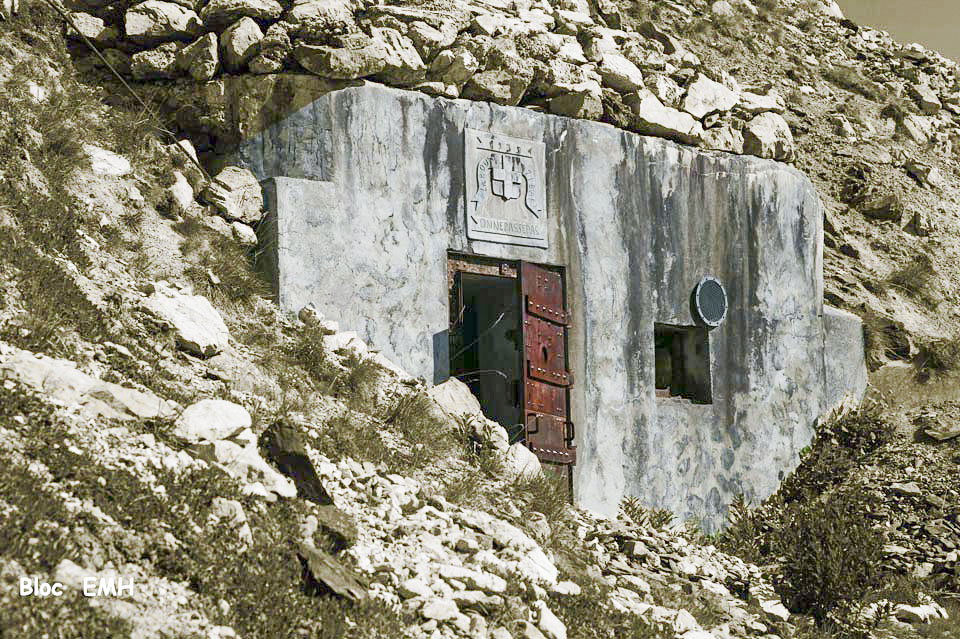 Ligne Maginot - LA ROUE - (Ouvrage d'infanterie) - Le bloc d’entrée  - ZEIG Marc