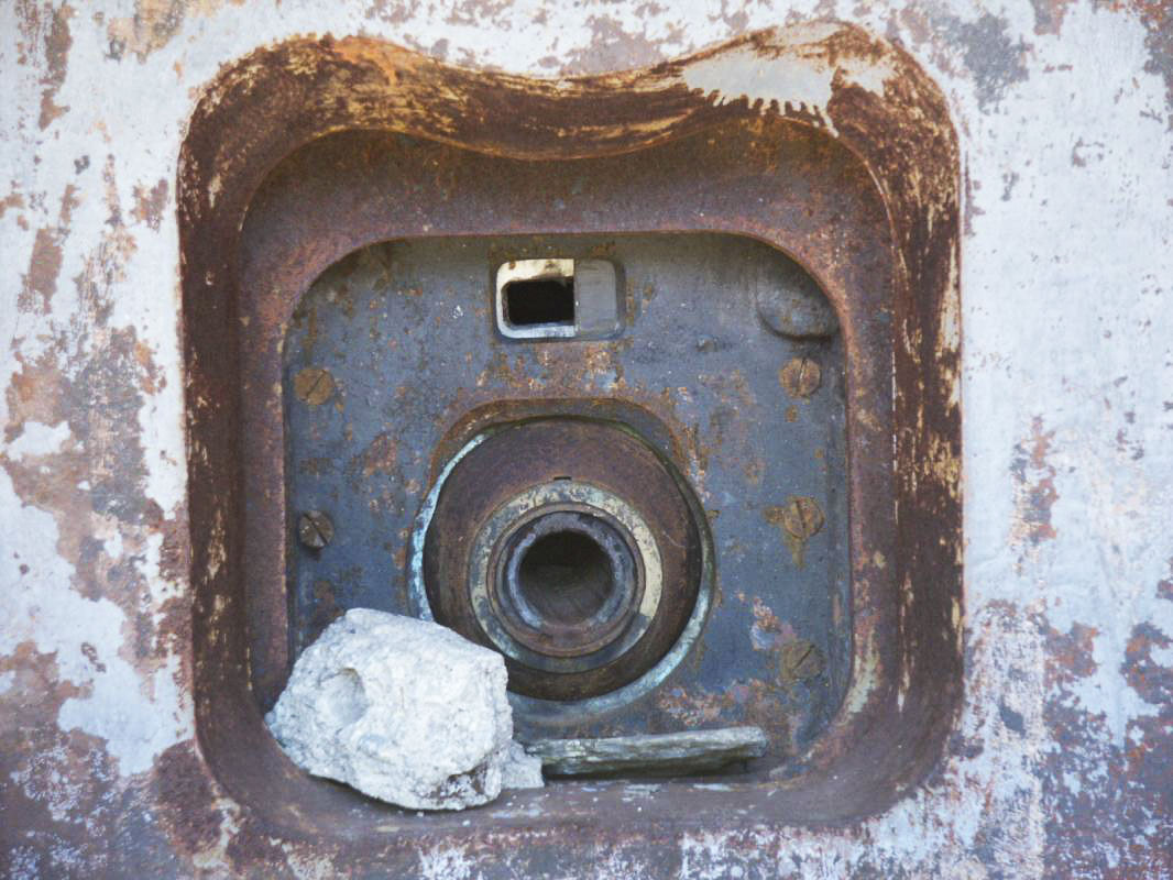 Ligne Maginot - LAVOIR - (Ouvrage d'artillerie) - Bloc 1
Embrasure de canon-mortier de 75 mle 31 - JOLAS, Jean-Michel