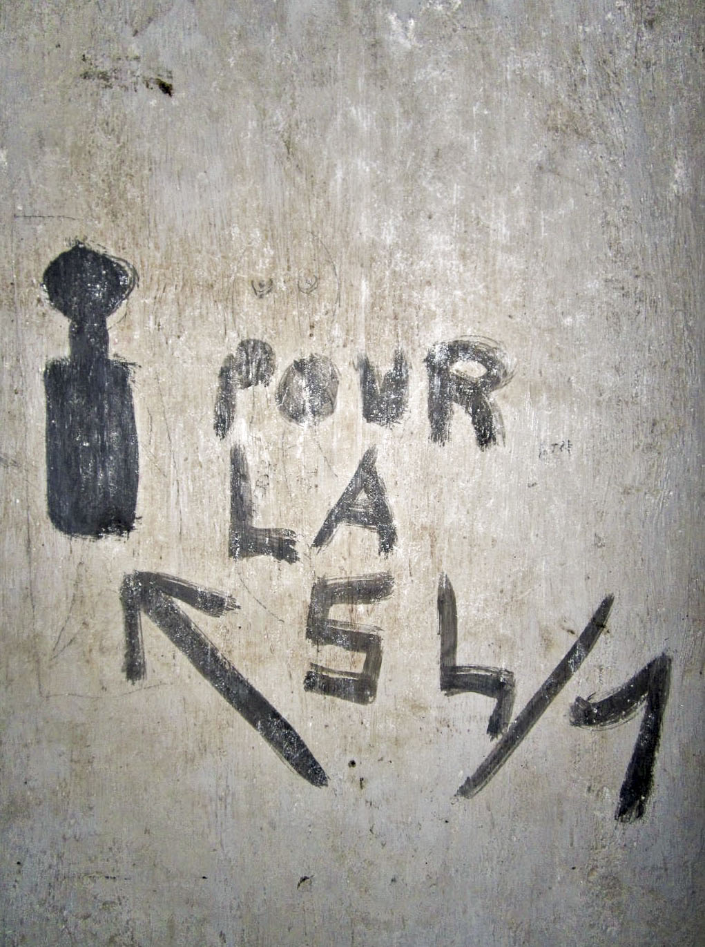 Ligne Maginot - LAVOIR - (Ouvrage d'artillerie) - Bloc 1
Etage inférieur
Graffiti d'après-guerre - Gregory Fuchs