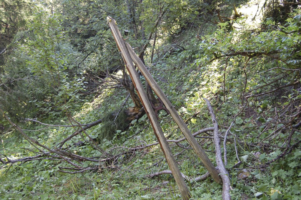 Ligne Maginot - PLAN à MARIN - (Abri) - La ligne aérienne téléphonique Plan Marin – Charmaix près de Col de Mont Rond - Michal Prasil