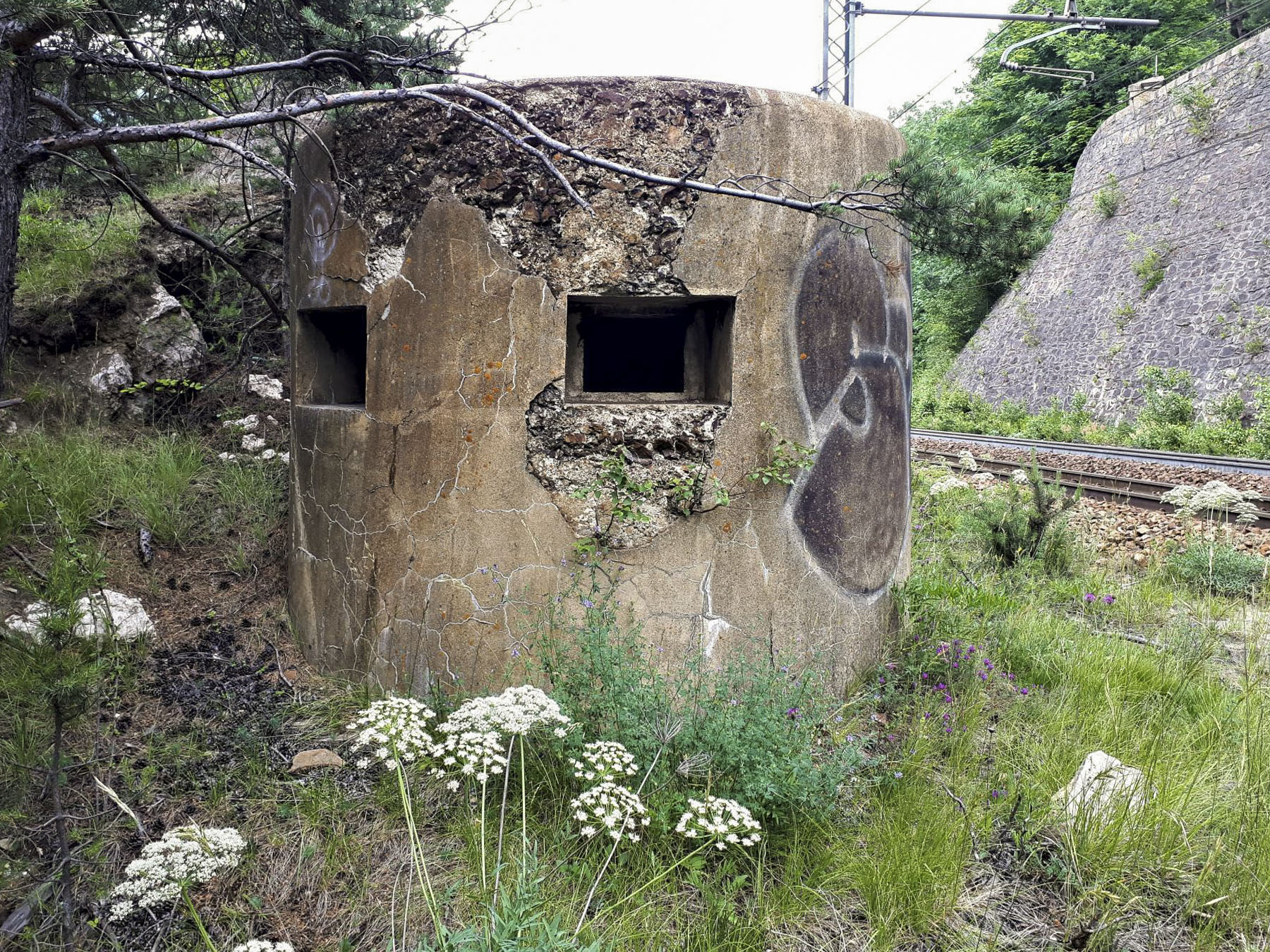Ligne Maginot - SAINT ANTOINE 3 - (Blockhaus pour arme infanterie) - Les deux créneaux - Gregory Fuchs