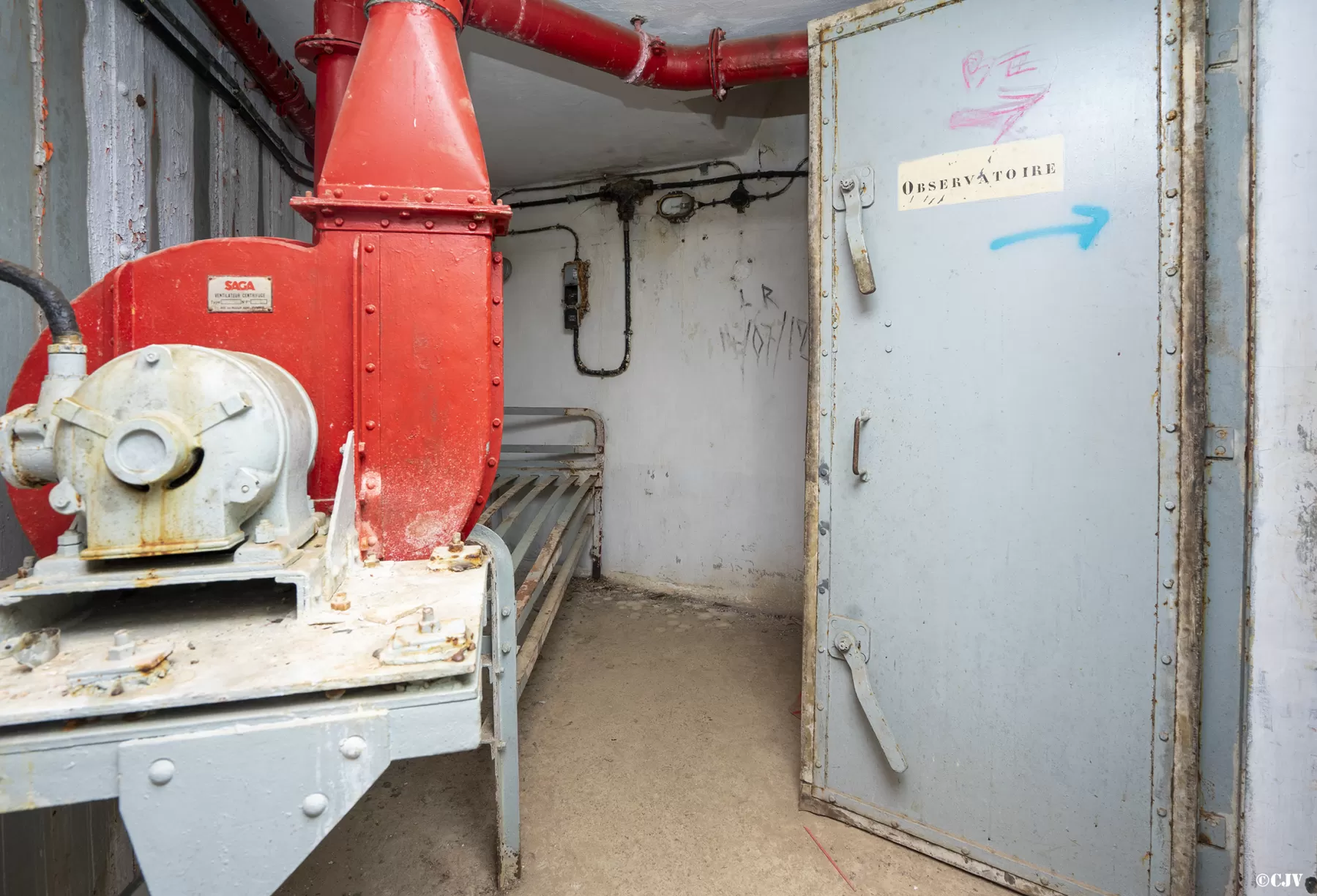 Ligne Maginot - SAPEY - (Ouvrage d'artillerie) - Bloc 3
Chambre - Lia VERMEULEN