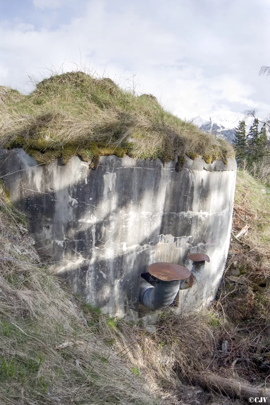 Ligne Maginot - SAPEY - (Ouvrage d'artillerie) - Le bloc cheminée - Lia VERMEULEN