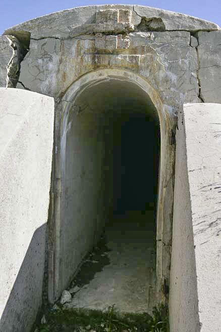 Ligne Maginot - VALLEE ETROITE - (Ouvrage d'infanterie) - Le bloc d'entrée
Le débouché de la galerie d'accès - ZEIG Marc