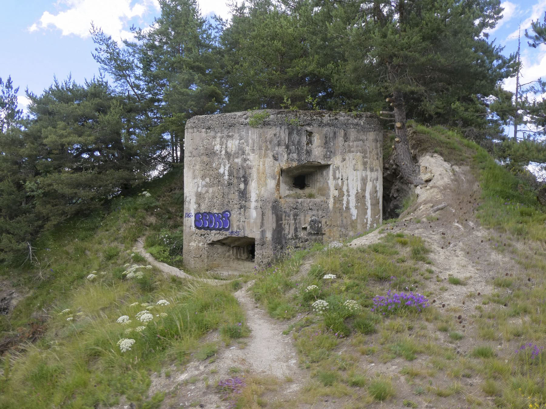Ligne Maginot - COL DES TROIS CROIX SUPéRIEUR - (Blockhaus pour arme infanterie) -  - ELLENA - CUNY