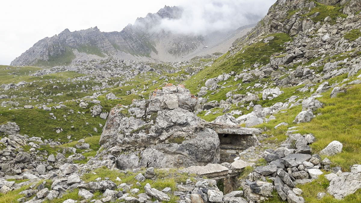 Ligne Maginot - PLAN LACHAT 10 - (Blockhaus pour arme infanterie) -  Vue direction Clapière - Dorian P.